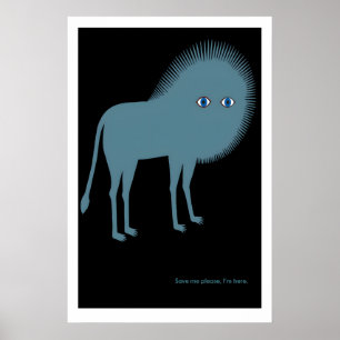 Save Me Please, I'm Here  Matte Art Print