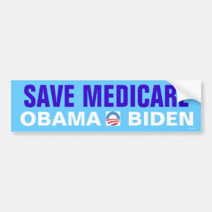 Save Medicare Obama Biden Bumper Sticker