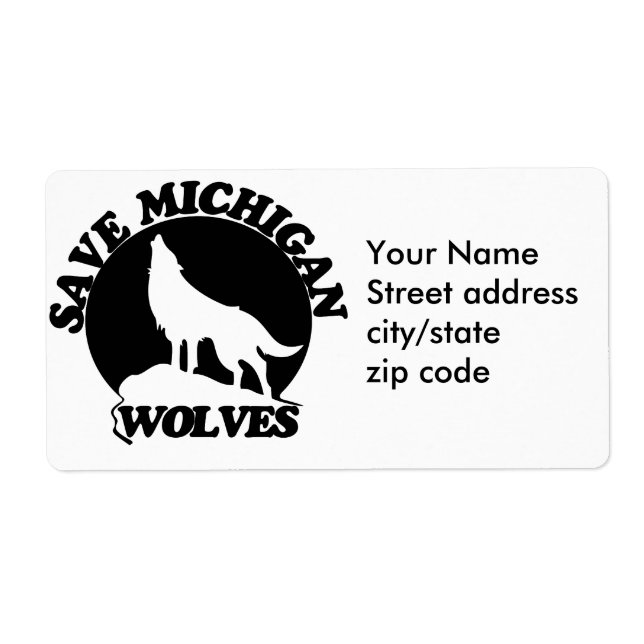 Save Michigan Wolves (Front)