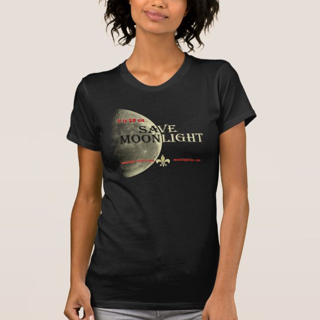 Save Moonlight red T-Shirt (Front)