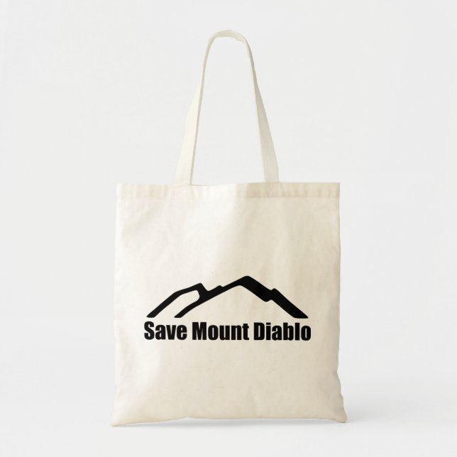 Save Mount Diablo Logo Tote Bag (Front)
