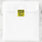 Save My Cello Classic Round Sticker (Bag)