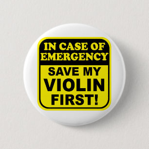 Save My Violin 2 Inch Round Button