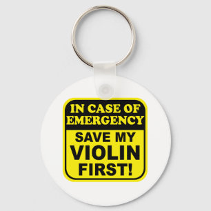 Save My Violin Keychain