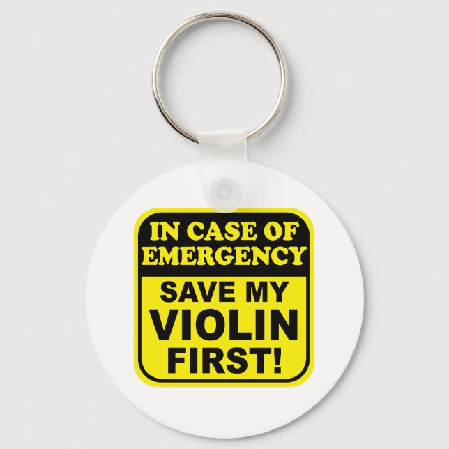 Save My Violin Keychain (Front)