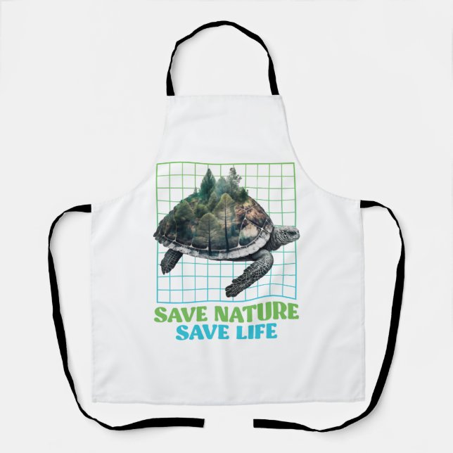 Save Nature protected species Environment    Apron (Front)
