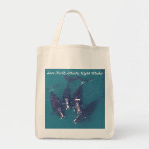 Save North Atlantic Right Whales by RoseWrites Tote Bag