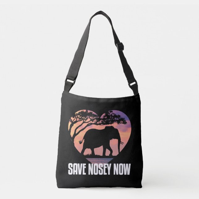 Save Nosey Now Sling Strap, Crossbody Bag (Front)