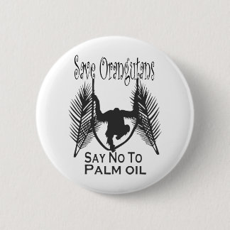 Save Orangutans Say No To Palm Oil Button