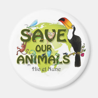 Save our Animals Magnet
