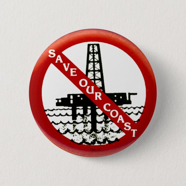 Save Our Coast - Button (Front)