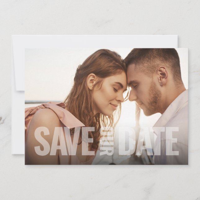 Save Our Date Announcement (Front)