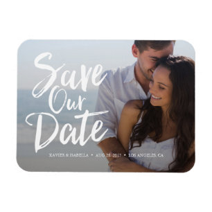 Save Our Date Announcement Magnet