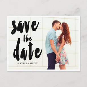 SAVE OUR DATE BOLD SAVE THE DATE ANNOUNCEMENT