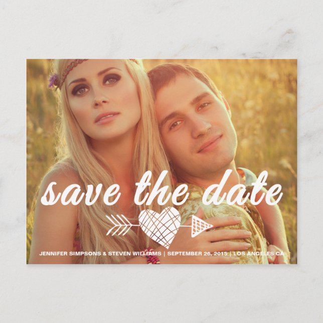 SAVE OUR DATE | SAVE THE DATE ANNOUNCEMENT POSTCARD (Front)