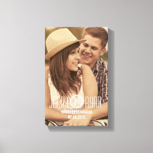 SAVE OUR DATE   SAVE THE DATE CANVAS PICTURE PRINT