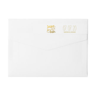 Save Our Date | Save the Date Wraparound Labels