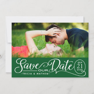 Save OUR Date Wedding | Elegant Script Invitation