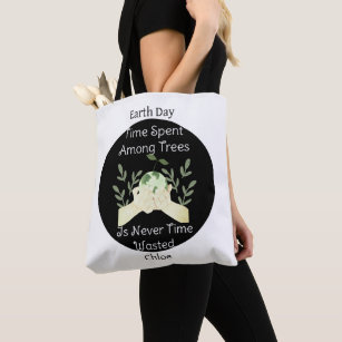 save our earth, earth day, love earth, personalize tote bag