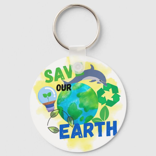 Save Our Earth Keychain (Front)
