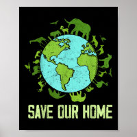 Save Our Home Animals Wildlife Conservation Earth