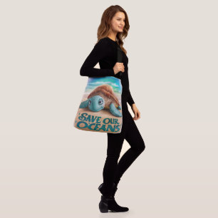Save our oceans Ocean and Marine Protection Crossbody Bag