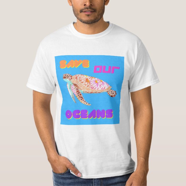Save our Oceans x2  T-Shirt (Front)