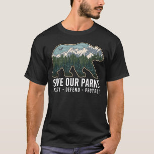 Save Our Parks Resist National Park Protect Alt T-Shirt