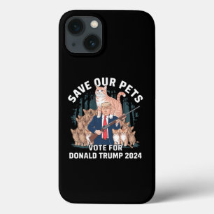 Save Our Pets 2024 President Trump Political iPhone 13 Case