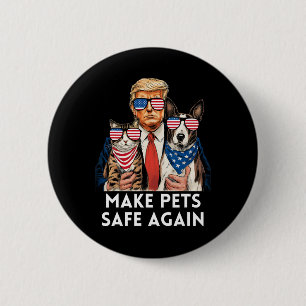 Save Our Pets Vote For Trump Trump Vance Election  2 Inch Round Button