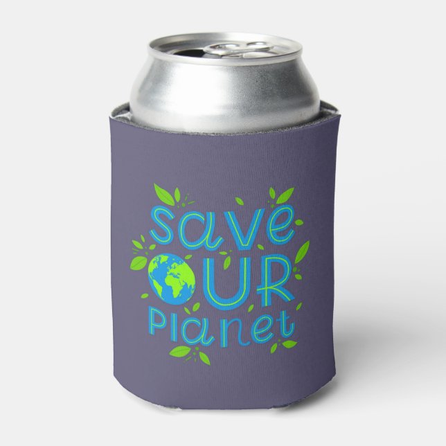 Save Our Planet Can Cooler (Can Front)