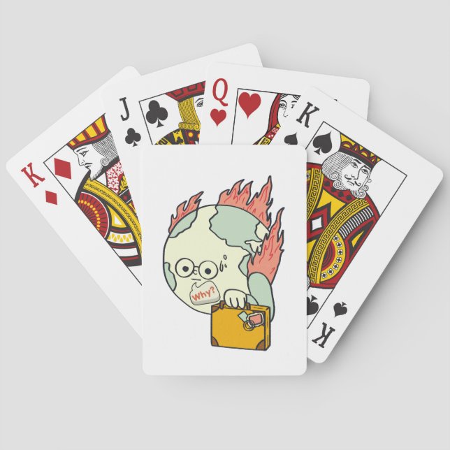 Save Our Planet - Earth Day Playing Cards (Back)