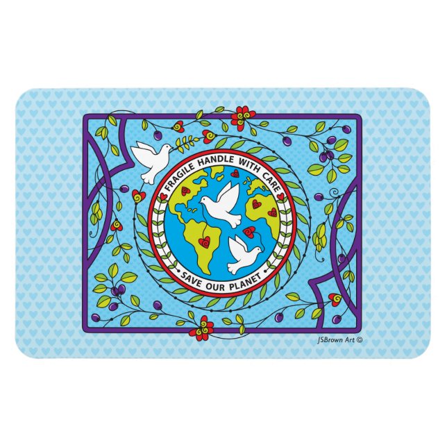 Save Our Planet_Flexible Magnet 6" x 4" (Horizontal)