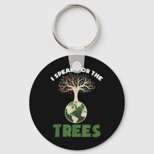 Save Our Planet For Environmental Protection Trees Keychain
