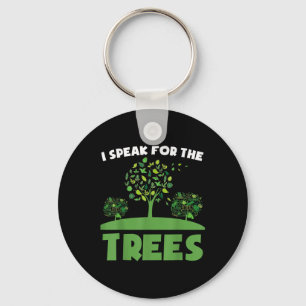 Save Our Planet For Environmental Protection Trees Keychain