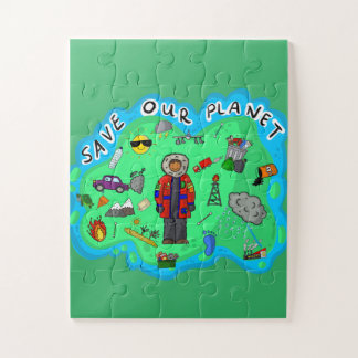 Save our planet jigsaw puzzle
