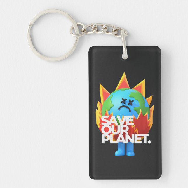 Save Our Planet Keychain (Front)