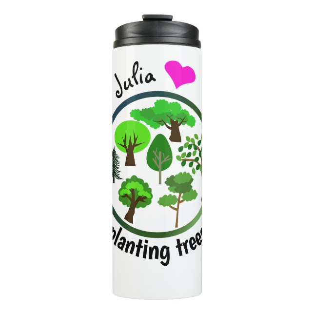 Save Our Planet Plant Trees Thermal Tumbler (Front)