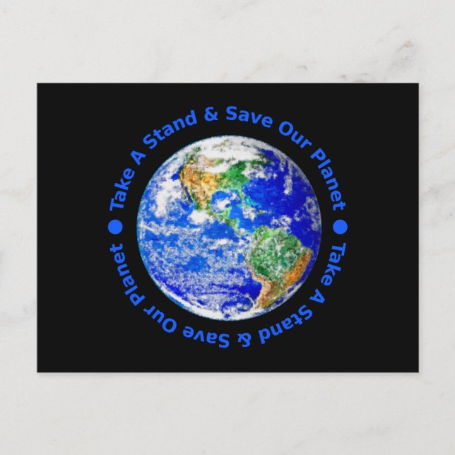 Save Our Planet Postcard (Front)