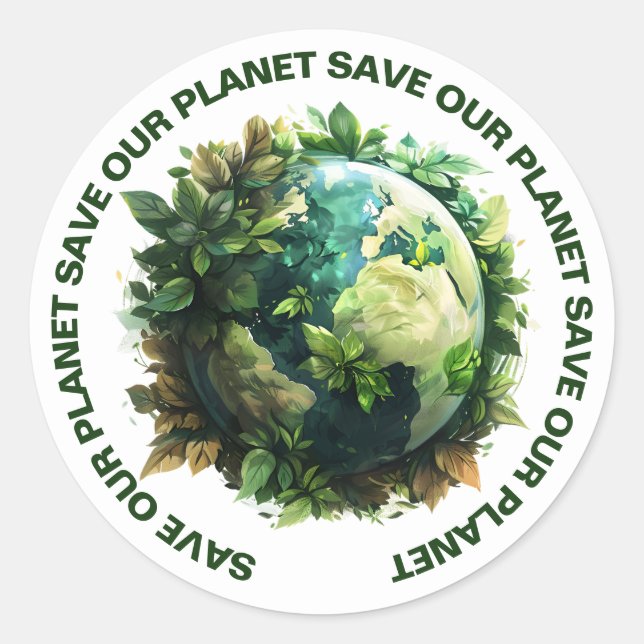 Save Our Planet Stickers  (Front)