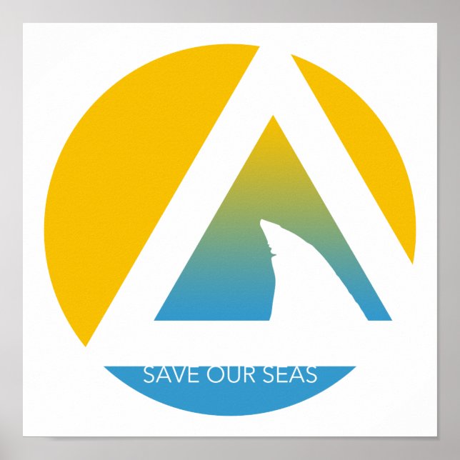 save our seas tricircles poster (Front)