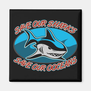 Save Our Sharks Magnet
