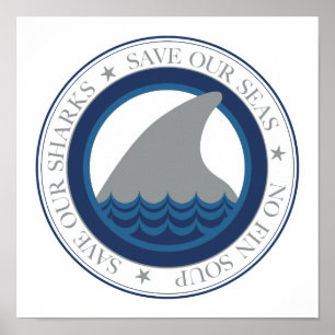 save our sharks poster
