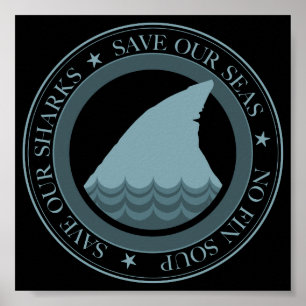 save our sharks poster