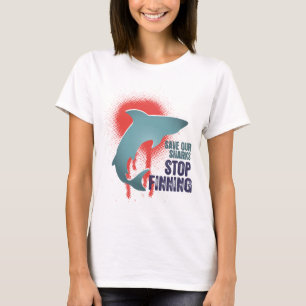 Save Our Sharks Stop Finning T-Shirt