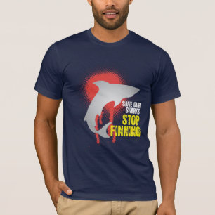 Save Our Sharks Stop Finning T-shirt