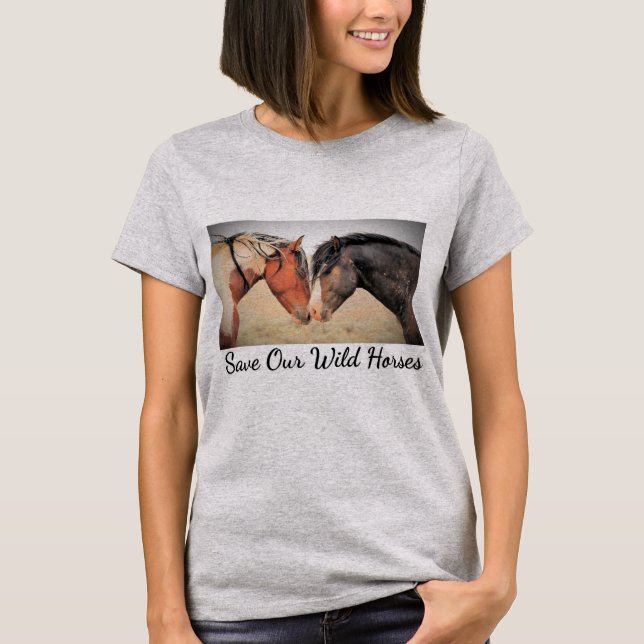 Save Our Wild Horses T-Shirt (Front)