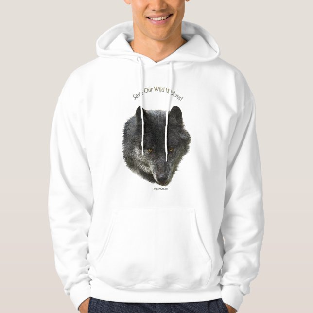 SAVE OUR WILD WOLVES Wildlife Supporter Shirt (Front)