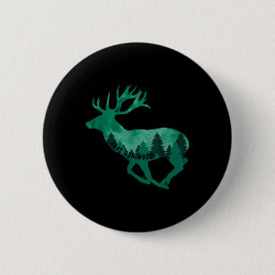 Save Our Woods Environmental Protection Deer Natur 2 Inch Round Button