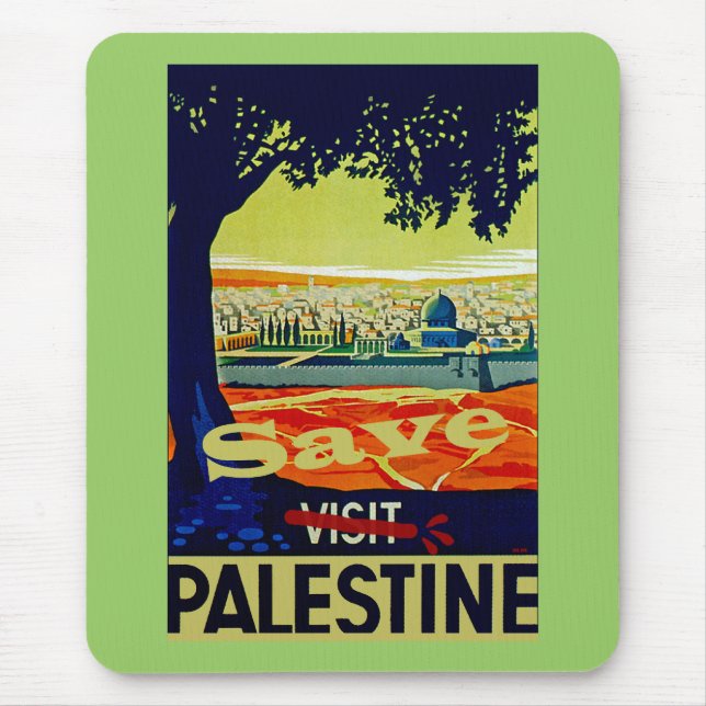 Save Palestine Mouse Pad (Front)